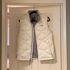 White North Face Vest
